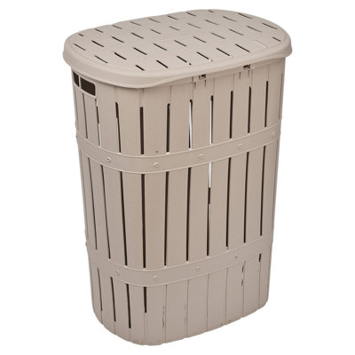 Plastic Laundry Basket with Handles