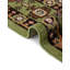 Tapis géométrique vert clair-93653057