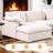 144" Chenille Modular Sectional Sofa 8 Seat Oversized Upholstered Cloud Couch With Corner & Movable Ottoman-1916320773