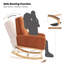 Fauteuil à bascule en bois massif-501314446
