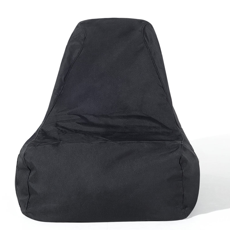 Siesta Polyester Refillable Bean Bag Chair & Lounger, Black