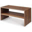 Range-chaussures en bois empilable à 2 tablettes, noyer, 24 pouces, paquet de 2