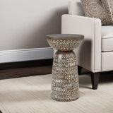 Daysia Solid Wood End Table