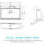 Évier 33 x 22 po en composite de quartz blanc - esthétique en cascade, robinet escamotable, poste de travail avec diverses combinaisons d'accessoires pour la cuisine, le robinet et les collections assorties-121675795