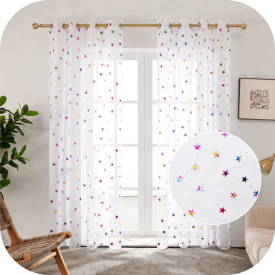 Prenell Semi Sheer Curtain Pair