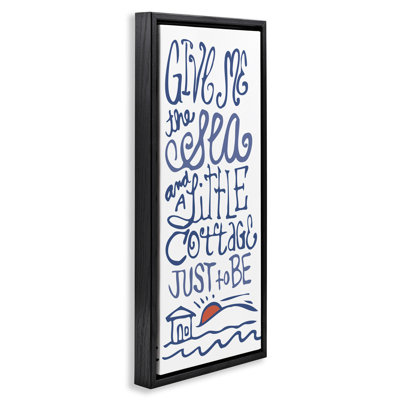 Sea & Cottage Beach Life Calligraphy