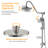 High Pressure Shower Heads With Handheld Spray Combo With Rough In-valve & Adjustable Slide Bar-120348310