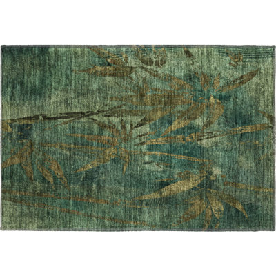 Premium Machine Washable Mayfield AMF2222 Botanical Rug