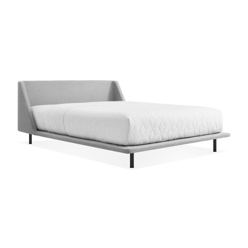 Nook Upholstered Bed, Vesper Light Grey, King