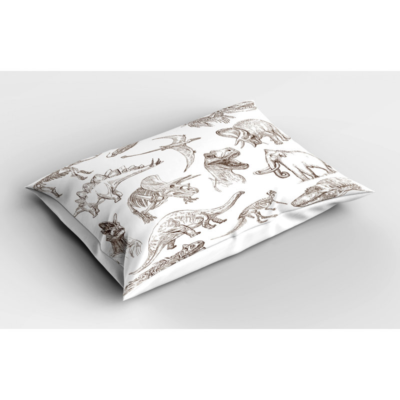 Dino Polyester Sham Set, Queen