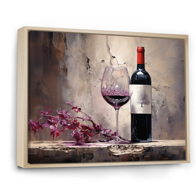 Claret Clarity I sur toile