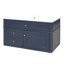 Meuble-lavabo mural 36 po, armoire de rangement flottante avec 2 tiroirs, 1 tiroir basculant, lavabo simple en céramique à 3 trous, armoire moderne.-843728648