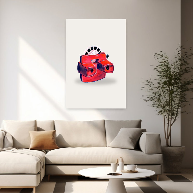 Art contemporain, art rétro ludique classique, H 60 po x l 40 po