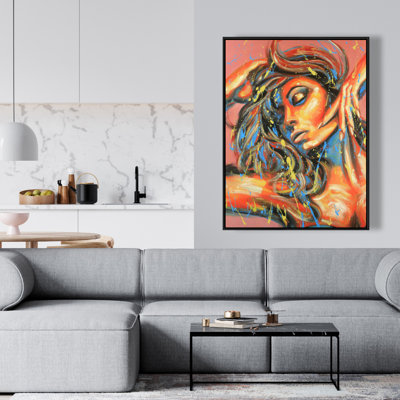 Danse, reproduction de couleurs sur toile