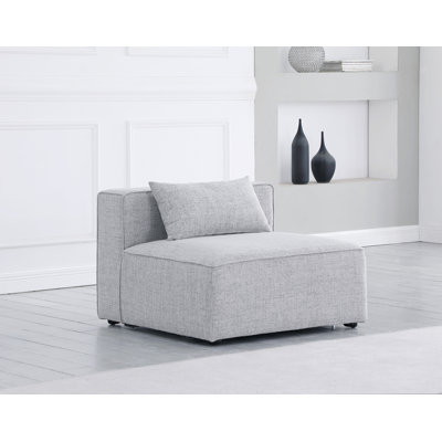Cube Upholstered Accent Chair