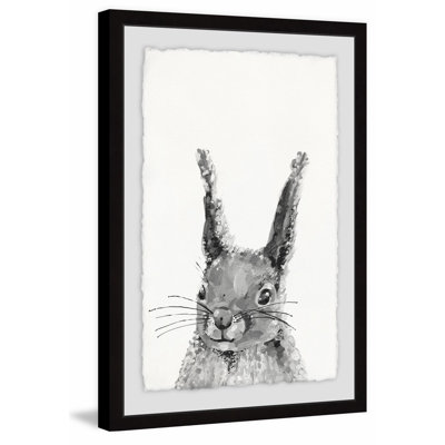 'Gray Rabbit' Framed Print on Paper