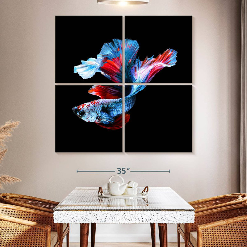 Brampt Elegant Betta Fish, 50" H x 50" W