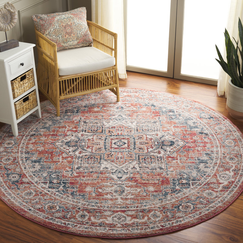 Tapis oriental performance Koleen Tabriz, Rond 6 pi 7 po
