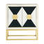 Op Art Rectangle Accent Cabinet