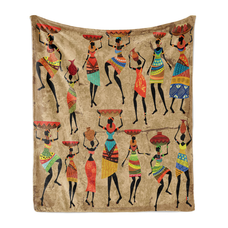 Hand Woven Throw Blanket, 50" x 60"