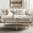 Bedford Ayanna 48'' W Oval Coffee Table with Shelf