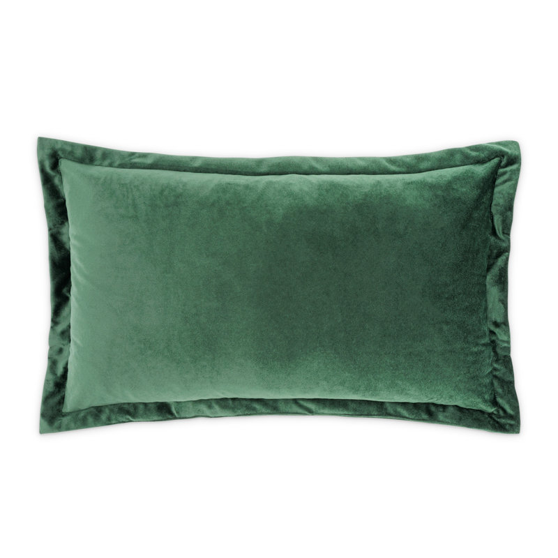 Conner Velvet Lumbar Pillow Cover & Insert, Forest