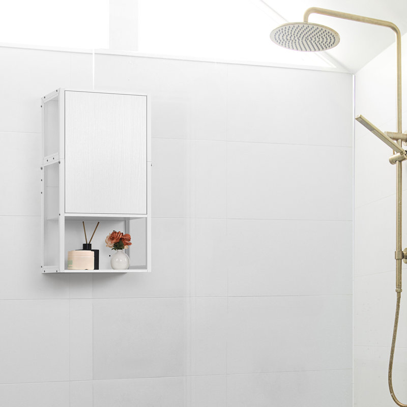 Armoire de salle de bain blanche moderne - Blanc