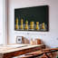" Golden Chess Pieces Wall Art "-1266376078