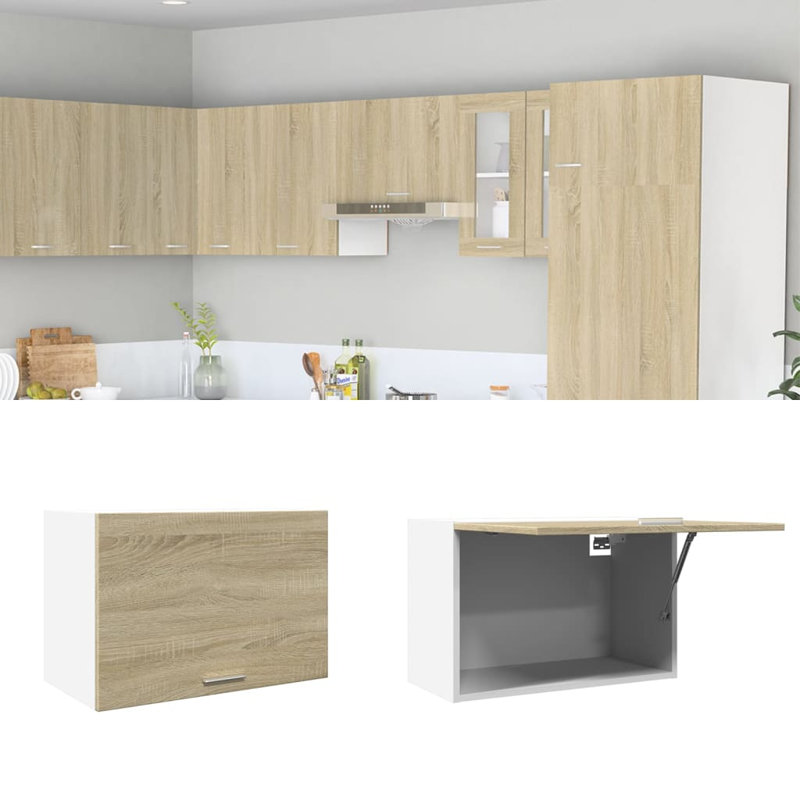Hanging Cabinet Lyon 60x31x40 cm Engineered Wood, sonoma oak