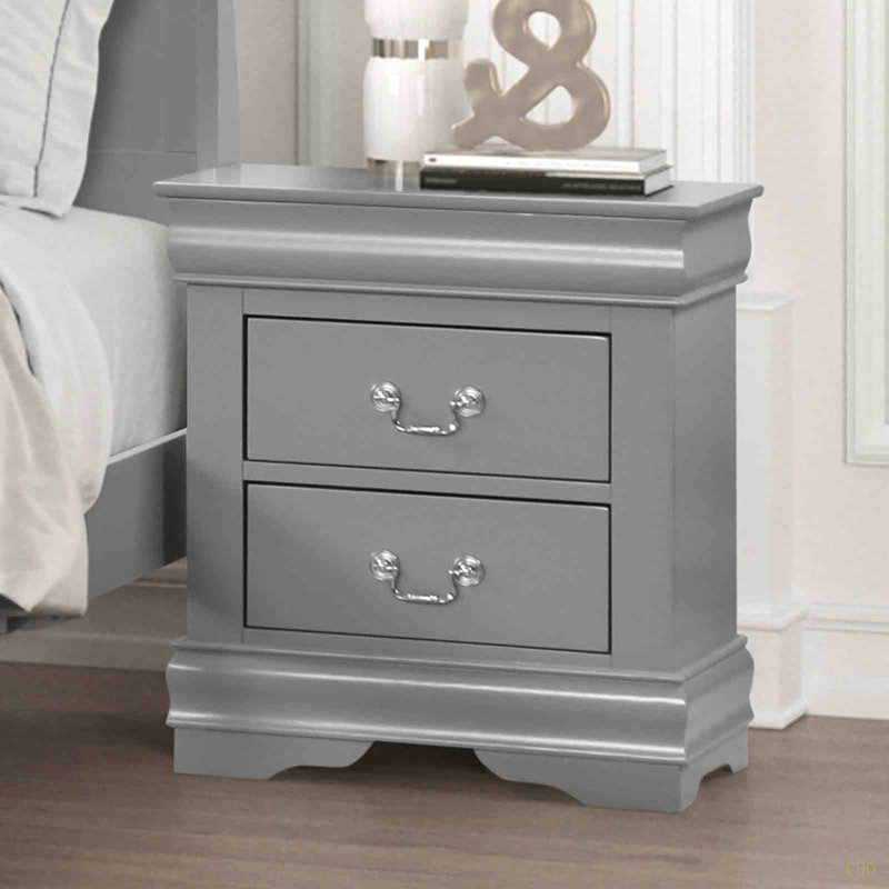 Table de chevet 1Pc, Gris
