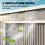 Braydan 7 ft. W x 4 ft. D Galvanised Steel Pent Garden Shed