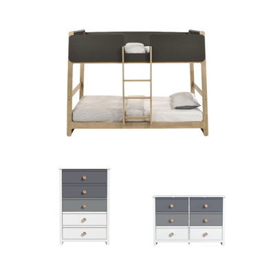 Asro Scandinavian 3 Piece Bedroom Set