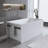 51'' Solid Surface Matte Tub, Freestanding Solid Surface Resin Stone Bathtub, Solid Surface Matte White Soaking Tub,Free Standing Tub With Overflow And Pop-Up Drain, Matte White
