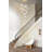 15-Light Gold Chandelier With White Glass Pendants-355020296