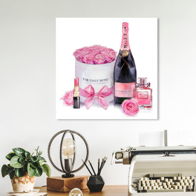 " Pinkish Glamour " Painting Print
