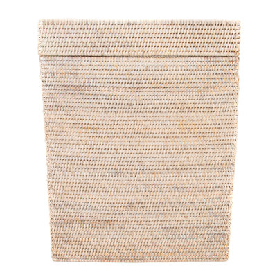 Rectangular Laundry Hamper with Hinged Lid