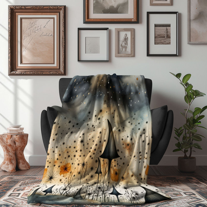 Fall Frights - 1 Piece Premium Blanket, Queen