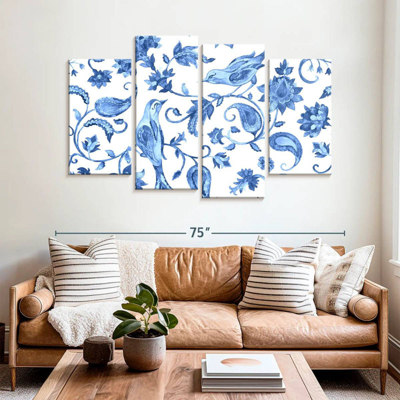 Kerner Floral Paisley, 42" H x 68" W