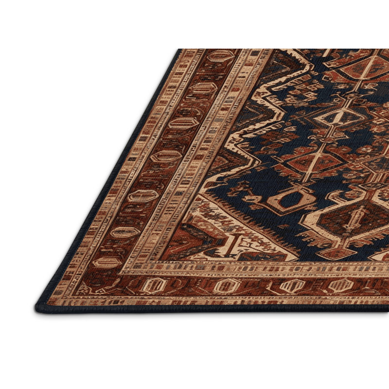 Tapis brun lavable à la machine