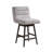 Martinstown Solid Wood Upholstered Counter Height Or Bar Height Swivel Barstool With Fabric Seat - Set Of 3-2003532658-2003532655-2003532659