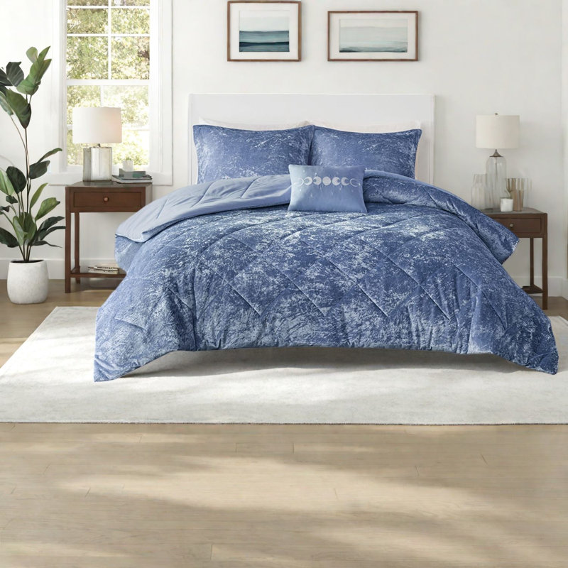 Ensembles de literie de luxe, grand confort en velours de polyester pour grand confort moderne