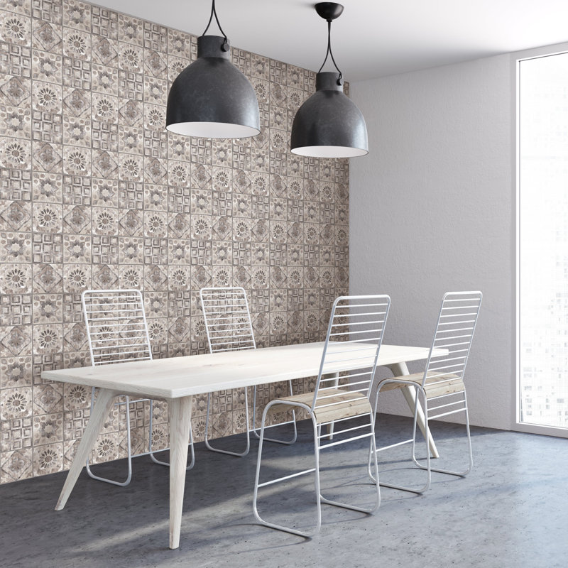Panneau mural 3D 24 po x 36 po gris