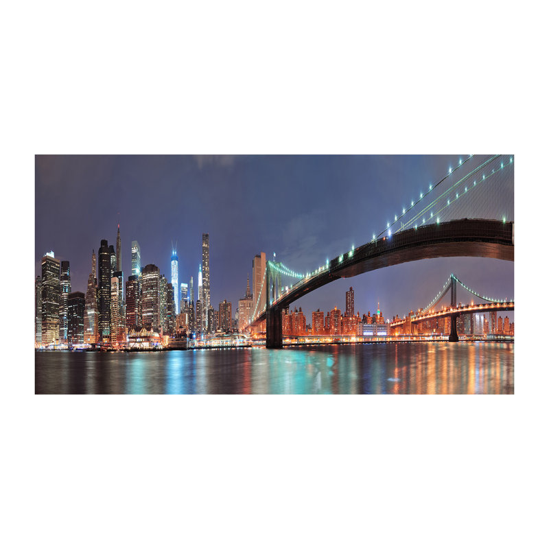 Manhattan New York 1 Piece Wall Art on Canvas