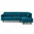 Peacock Blue Velvet est en rupture de stock