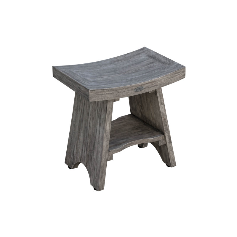 Banc de douche Hudson Yards CoastalVogue, Gris patiné