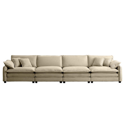 Thornwick 150.38"" 4 - Piece Upholstered Sectional Sofa -  Corrigan StudioÂ®, 36F0CA4C34324CDB8CA57AAB6862480F