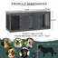 Meuble de cage double pour chien Chesterle