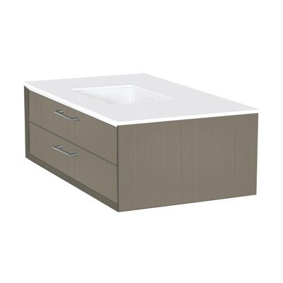 Gemelli 36'' W Stone Vanity Top