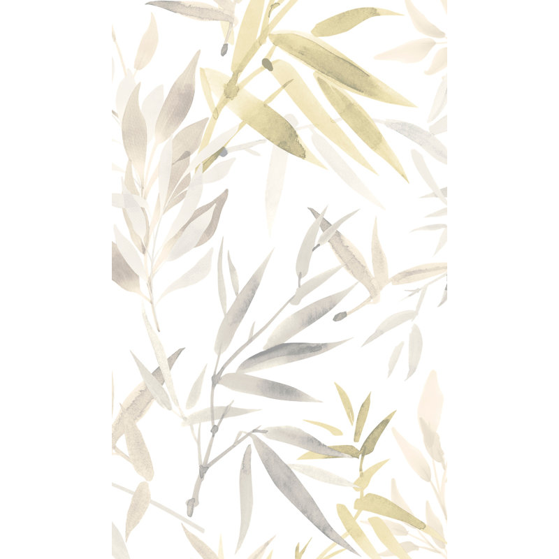 Rouleau de papier peint métallique L 33 pi x l 21 po Algy, Naturel