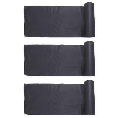 Mutual Industries 300X6 Ft Woven Geotextile Garden Landscape Fabric (3-Pack)